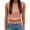 Orange, variant on Fengactive Women's Sleeveless Casual Summer Tank Tops Boho Cami Slim Fit Smocked Bottom Shirts