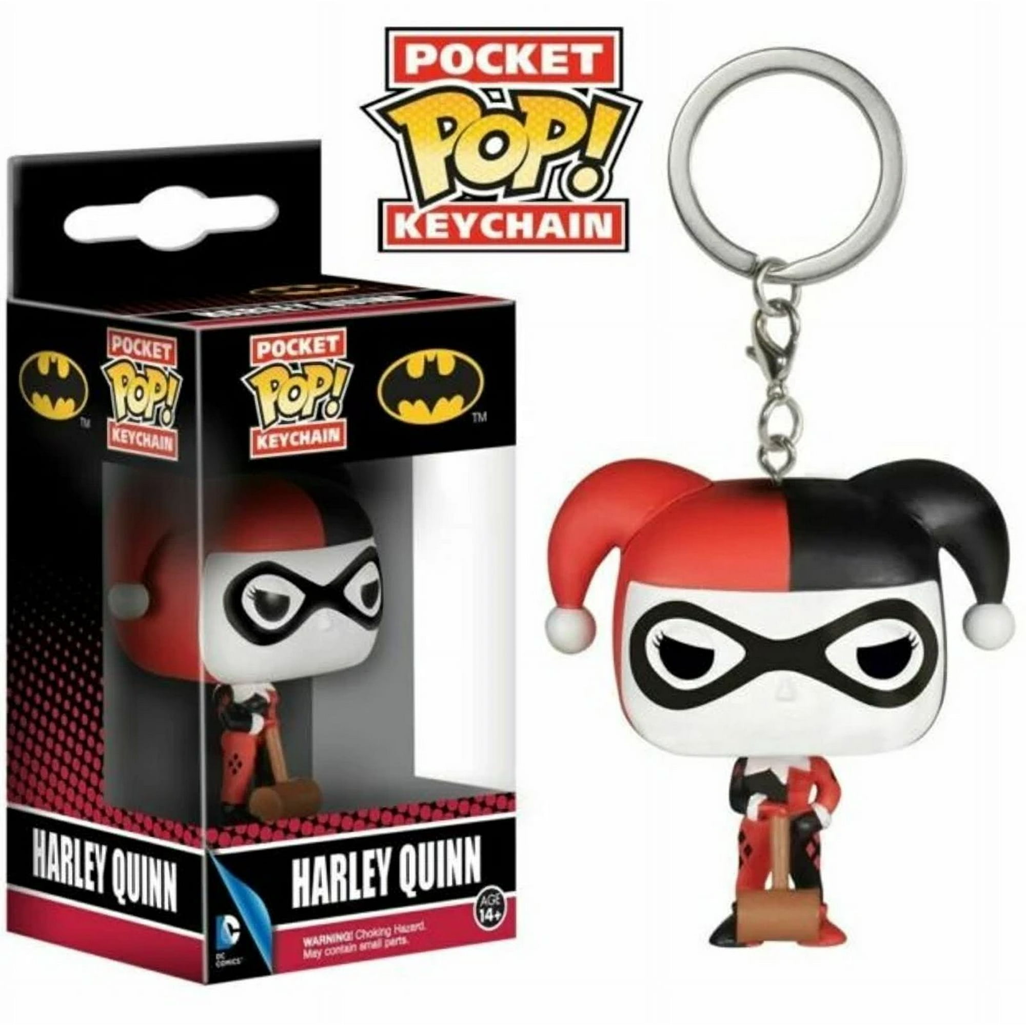 FunkoPop！KEY CHAIN JOKER HARLEYQUINN FUNKO Pocket New Suicide Squad The Joker Harley Quinn Pocket