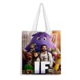 thumbnail image 1 of John Krasinski's IF MOVIE Bolso de tela con estampado de lienzo para mujer, bolsa de compras reutilizable y estética, con cremallera interior, regalo para mujer,40*40cm., 1 of 6