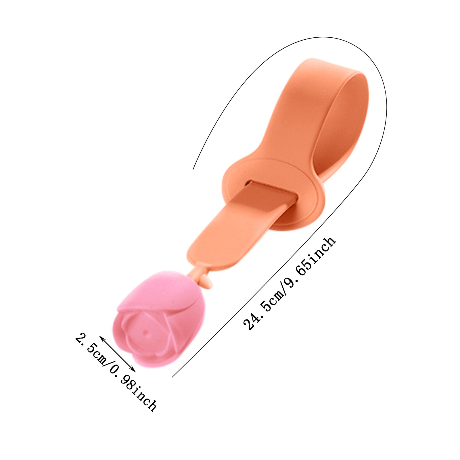 Toilet Seat Lifter Handle Toilet Seat Lid Lifter Handle Toilet Seat Cover Lifting Handle Flower Flexible Kids Toilet Seat Lifter Contact with The Toilet Ring - image 2 of 3