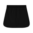 thumbnail image 4 of Girl's Skorts Skirts High Waisted A Line Uniform Skirts with Built-in Shorts Golf Skirts for Girls (Black), 4 of 5