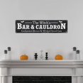 thumbnail image 4 of The Witch's Bar and Cauldron Tin Sign Vintage Halloween Metal Signs Gothic Halloween Witch Decorations for Cafe Bar Kitchen 4x16 Inch, 4 of 7