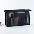 thumbnail image 5 of Bolsa de malla para cosméticos Laklulu, bolsa de malla para maquillaje, bolsa de malla con cremallera para oficinas, accesorios de viaje, 5 of 5