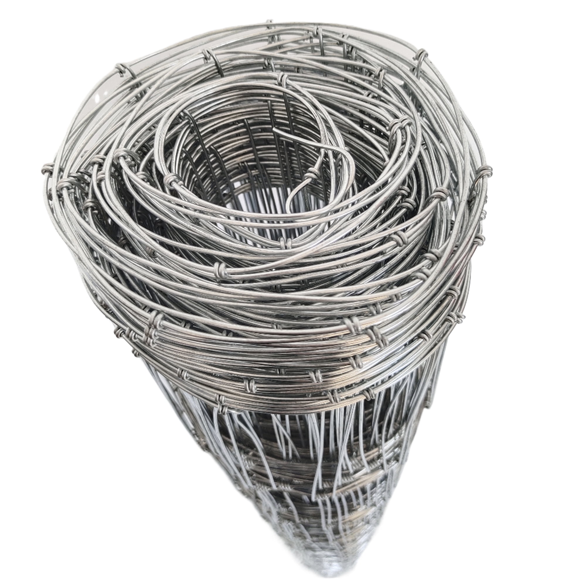 Miniyam 14-Gauge Heavy Zinc Coated Farm Fence – Galvanized Field Wire for Cattle, Deer, Goats, Hogs – Versatile Height for Yard Livestock & Animal Protection (48in x 164ft)