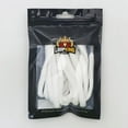 thumbnail image 2 of Loop King Shoe Laces - Oval/Sb Laces with Durable Plastic Tips - Perfect for Athletic Adults and Kids – White and Plastic Tips - 1 Pair 45 inch, 2 of 2