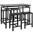 thumbnail image 6 of 5 Piece Dining Set with Counter, Bar Table Set of 5, 6 of 8