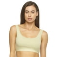 thumbnail image 4 of Felina | Organic Cotton Stretch Bralette | 2-Pack (Aloe Slate, X-Small), 4 of 5