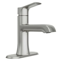 Open Box Moen Liso Spot Resist Brushed Nickel One Handle Bathroom Faucet