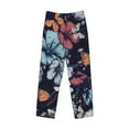 thumbnail image 4 of Balery Men'S Flowers Ad Butterflies Pants,Sleepwear Pants,Pajama Pants,Pj Bottoms Drawstring And Pockets-Small, 4 of 9
