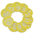 thumbnail image 1 of Beehive Label Beekeeping Label 50Pcs Beehive Tag ABS Round Numbered Sign Labels With Hole Livestock Beekeeping Supplies, 1 of 8