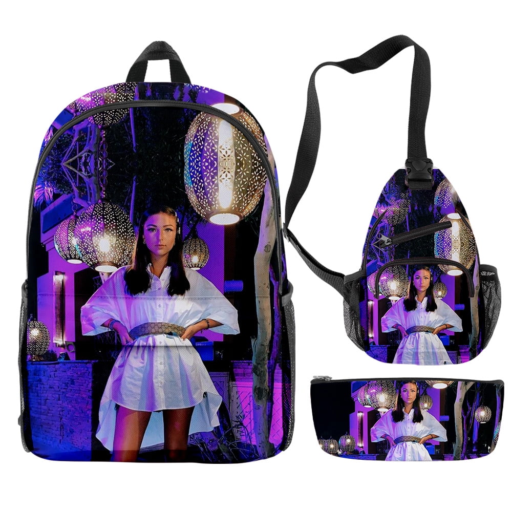 Eva Queen Backpacks 3 Pieces Sets 3D Cosplay Pencil Bag Fashion