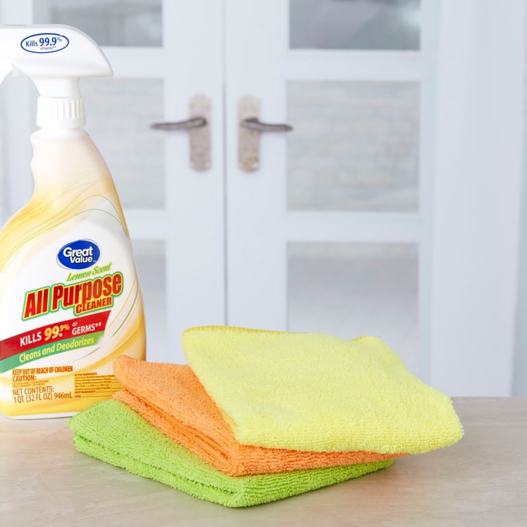 Great Value Microfiber Household Cleaning Cloths, 8 Count photo 3