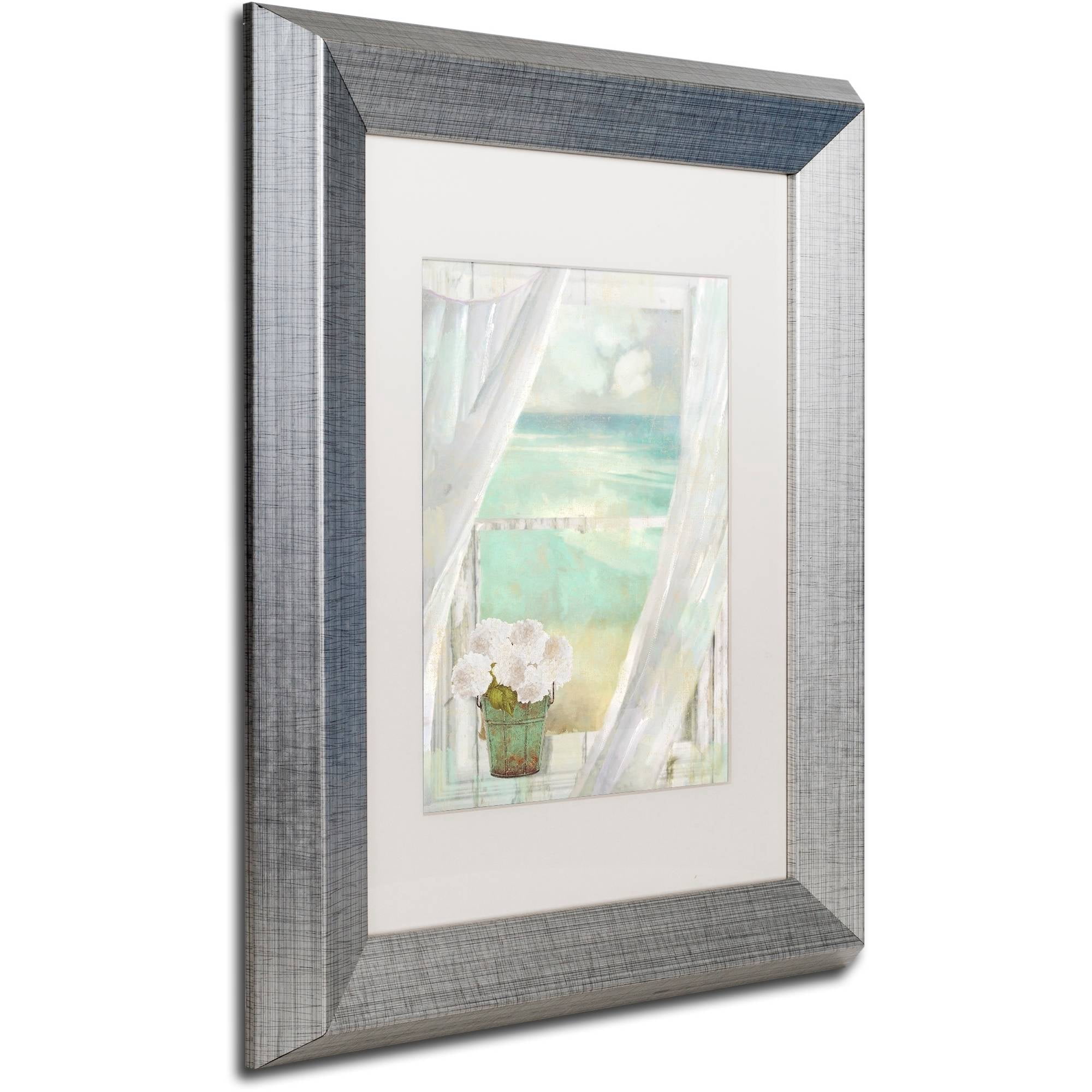 Trademark Fine Art "Summer Me II" Canvas Art by Color Bakery White Matte, Silver Frame