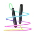 thumbnail image 2 of Sioweci 280CM Light-up Skipping Rope USB Rechargeable Color Changing LED Jump Rope Tangle-Free Beginner Kids Adults Fitness Training Jump Rope Style A, 2 of 13