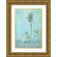 thumbnail image 1 of Murdock, Ramona 23x32 Gold Ornate Wood Framed with Double Matting Museum Art Print Titled - Palm III, 1 of 4