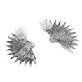 thumbnail image 3 of Fashion 1 Par Sector Vintage Pendientes Colgantes para Joyería de Mujer - Plata antigua - Plata antigua Sunnimix Pendientes de mujer Chica, 3 of 6