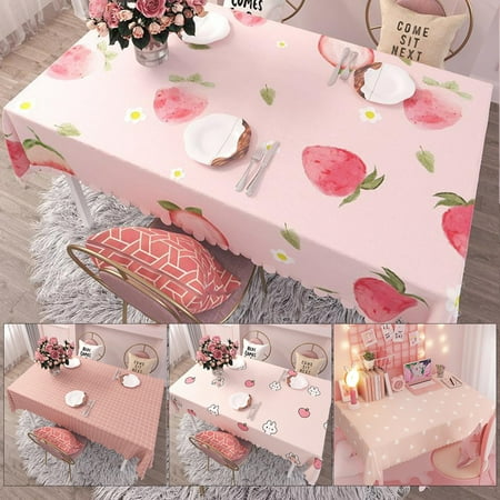 

KAOU Tablecloth Bright Color Girly 80 x 120cm Durable Tablecloth Decor For Home