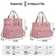 thumbnail image 3 of Bolsa de almuerzo Weitars con doble compartimento, a prueba de fugas, 15 L, rosa, 3 of 8