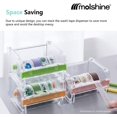 thumbnail image 3 of Hltser 2 Pack Transparent Visible Desktop Washi Tape Dispenser Tape Cutter Tape Holder (Not Include Masking Tape)- (Green), 3 of 6