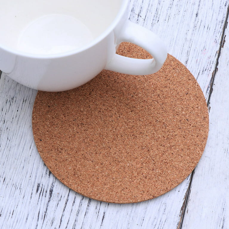 10Pcs Cork Coasters Round/Square Cork Mats DIY Self-adhesive Non-slip  Backing Sheet For Home Bar Tea Coffee Mug Drinks Holder - AliExpress