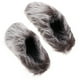 thumbnail image 4 of 1 par de pantuflas cálidas con borlas unisex para hombre y mujer, de felpa, peludas, para interior y exterior, cómodas pantuflas de casa para invierno, talla 42-43, 4 of 8