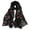Black, variant on Mulberry Silk Scarfs Women Headband Embroidery Scarf Chiffon Hijabs Scarf Hijab Shawls Women Wrap Muslim Scarf Neckerchief for Women