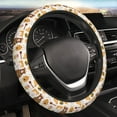thumbnail image 5 of Salouo Cute Bee Honey Jar Hive Bear Print Elastic Car Steering Wheel Cover - 15'' Non-Slip Car Wheel Cover Protector - Universal Car Accessory for Diverse Cars, 5 of 6