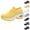 Yellow, variant on longantii Orthopedic Dress Shoes for Women Arch Support Slip on Non Slip Work Shoes Wide Mesh Stretch Server Shoes Soft 2026 Foam Shoes Wine