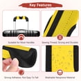 thumbnail image 4 of Uxcelll Funda de Mango de Equipaje 5 Pcs Identificadores de Equipaje de Neopreno Diseño Hueco Amarillo 5.9 pulgadas Agarre Cómodo, 4 of 7