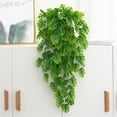 thumbnail image 5 of Ckraxd Artificial Green Wall Hanging Plant Decoration, Realistic Faux Vine for Home Decor, Indoor Plastic Flower for Stylish Wall Accent, 5 of 9