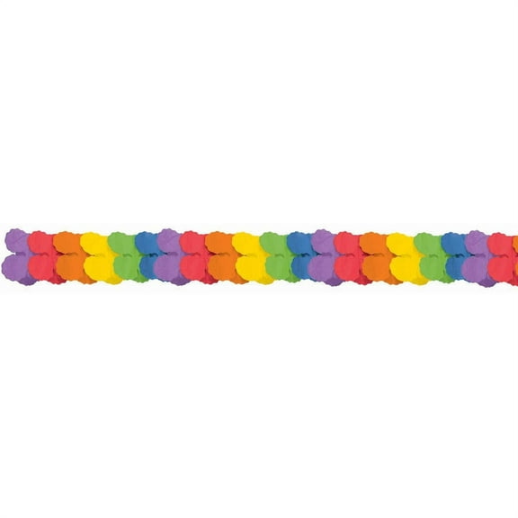 Amscan Rainbow Paper Garland, 1 Count