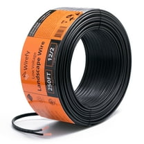 Wirefy 12-Gauge Low Voltage Landscape Lighting Copper Wire, Outdoor Electrical Wire - 250 ft