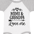 thumbnail image 4 of Inktastic Mimi and Grandpa Love Me Girls Baby Bodysuit, 4 of 5