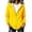 Yellow(Ladies Hoodies ), variant on Women's Fleece Lined Zip Up Hoodie Sherpa Warm Drawstring Pocket Winter Jacket
