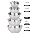 thumbnail image 4 of Homelife 5Pcs Stainless Steel Nesting Mixing Bowls Kitchen Salad Food Storage Container, 4 of 4
