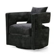 thumbnail image 5 of TOV Furniture Kennedy Black Swivel Chair, 5 of 8