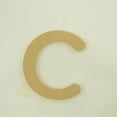 thumbnail image 1 of Package of 1, 8 Inch X 1/2" Thickness MDF Letter C in The Gotham Rounded Font, Thick, Upper Case for Art & Craft Project, Made in USA, 1 of 4