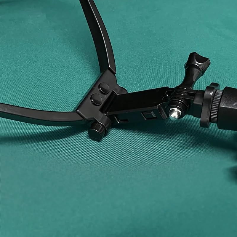 Adjustable Neck-Mounted Microphone Stand with Durable ABS Material | Ergonomic Design for Stage Performers, Speakers, and Musicians, Safe Hands-Free Operation