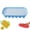 Blue, variant on Silicone Sausage Molds for Hot Dogs, Non-Stick Flexible 6-Cavity DIY Makers for Baking, Cooking, Steaming - Homemade Sausage, Ice Cube, Bread, Candy, Chocolate & Cake