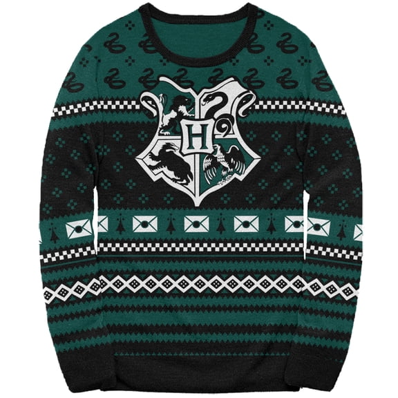 Harry Potter Slytherin Xmas Patterns Ugly Christmas Sweater
