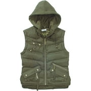 Juniors Bubble Vest with Detachable Hood