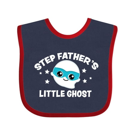 

Inktastic Cute Step Father s Little Ghost with Stars Gift Baby Boy or Baby Girl Bib