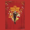 thumbnail image 2 of Women's The Suicide Squad Harley Quinn Poster  Racerback Tank Top Red Heather Large, 2 of 4