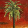 thumbnail image 2 of Pinto, Patricia 20x20 Black Ornate Wood Framed with Double Matting Museum Art Print Titled - La Palma on Red III, 2 of 4