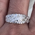 thumbnail image 3 of Mens and Womens Solid Real 925 Sterling Silver Claw Mark Nugget Ring Anillo De Plata Size 9, 3 of 9