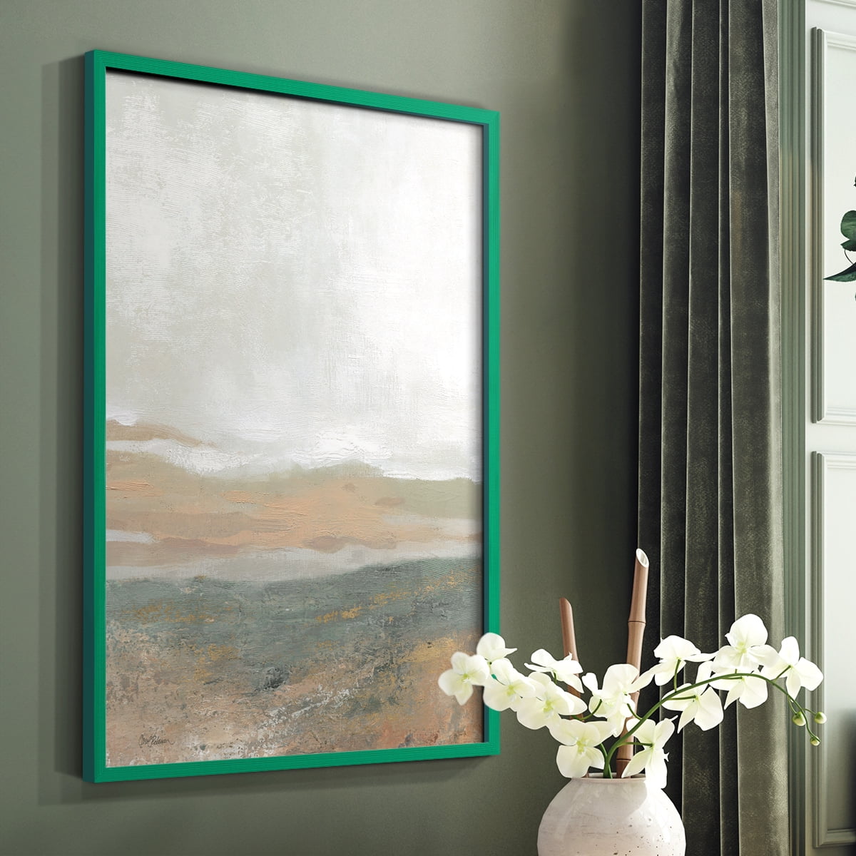 Earthy Textures in Paper Solid Wood 11 x 14 Framed Print