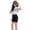 Black, variant on LYMAYTER 3-14Y Girls Compression Bike Shorts for Kids Yoga Running Soccer Workout Athletic Wear