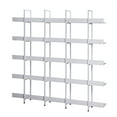 thumbnail image 5 of 5-Tiers Open Bookcase, Industrial Style Book Case with Metal Frame for Living Room Office Grey, 5 of 8