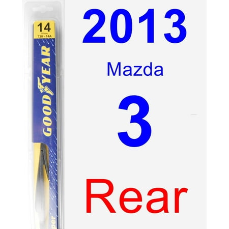 2013 Mazda 3 Rear Wiper Blade - Rear