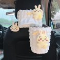 thumbnail image 5 of Caja de pañuelos para coche con dibujos animados de Kawaii Chiikawass, decoración interior para coche, cubo de basura para coche, gancho de almacenamiento para cinturón de seguridad, hombreras, 5 of 5